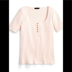 J. Crew scoopneck ribbed Henley
